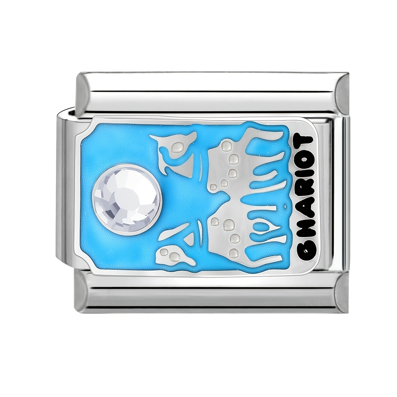 Fashionable Drip-Paint Style Accessory with Tarot Card Elements
